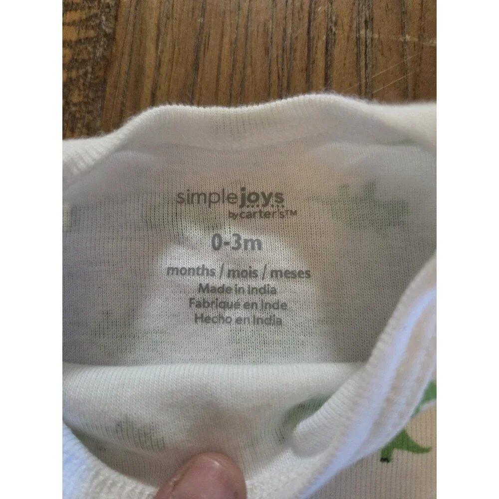Simple Joys by Carter's Unisex Babies' Cotton Sleeper Gown, Dino Design...